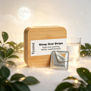 Night Time Soothing Sleep Oral Strips Fast Dissolving Gentle Night Calming 30Pcs OEM Wholesale Dietary <b>Supplement</b> - Product Image 3