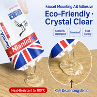 Nianlida 50ml Epoxidharz und Härter zur Reparatur von Angelruten, Epoxidharz zur Reparatur von Angelrutenführungsringen, vibrationsbeständige flexible Bindung