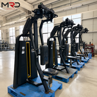 Machine à Pec Fly Haut de Gamme, Appareil de Musculation Thoracique à Poids pour Entraînement de Force du Haut du Corps, Équipement de Gymnastique et Fitness
