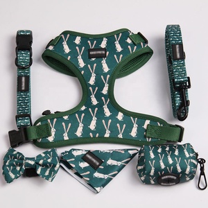 Conjunto de Arnés, <span class=keywords><strong>Collar</strong></span> y Correa para Perro Personalizado QQPETS por Sublimación, Diseño Anti Tirones, Equipo Prémium de Malla de Poliéster/Nailon para Mascotas - Product Image 4