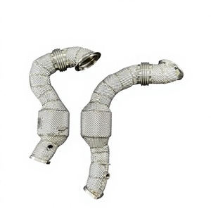 Tuyau d'échappement pour BMW 135i 335i Z4 E82 E87 E81 <span class=keywords><strong>E90</strong></span> E91 E92 N54 avec catalyseur - Product Image 6
