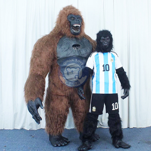 Vente chaude 2.6m 3m grande taille mascotte Ifnlatable <span class=keywords><strong>Panda</strong></span> gonflable King Kong Costume Gorrila KingKong adulte, pour la fête - Product Image 4
