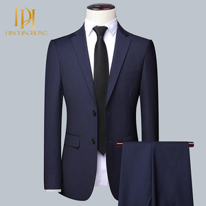 Completo da Uomo Slim Fit a 3 Pezzi Monopetto Classico per Riunioni di Lavoro, Ufficio e Matrimoni - Product Image 1