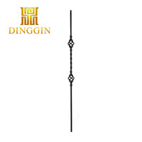 Offre Spéciale : Balustre en fer forgé à double panier pour escalier intérieur, garde-corps métallique pour balcon