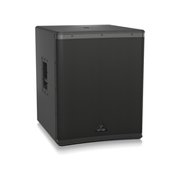 Caisson de basses Behringer DR18SUB actif 18 pouces 2400 Watts Système de sonorisation intégré Crossover stéréo Haut-parleur de scène actif