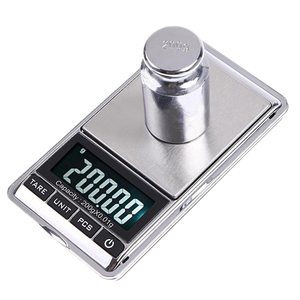 전자 휴대용 LCD 미니 디지털 보석 고정밀 <span class=keywords><strong>1000</strong></span> 그램 0.01g 500g 포켓 스틸 Led 무게 측정 저울 - Product Image 1