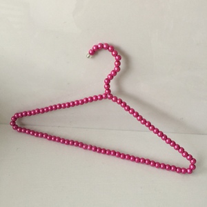 <span class=keywords><strong>Cintre</strong></span> coloré <span class=keywords><strong>en</strong></span> plastique avec perles pour vêtements - Product Image 5