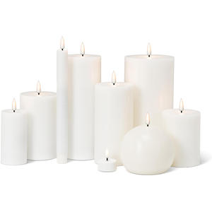 Bougie LED 3D électronique jaune de Noël en gros avec effet de flamme et mèche, lampe en cire véritable pour les fêtes - Product Image 6