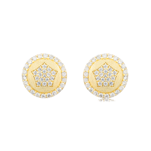 <span class=keywords><strong>Orecchini</strong></span> a <span class=keywords><strong>cerchio</strong></span> in <span class=keywords><strong>argento</strong></span> <span class=keywords><strong>925</strong></span> rotondi di moda personalizzati in oro 14k/18k placcato per ragazze eleganti da donna Design speciale - Product Image 2