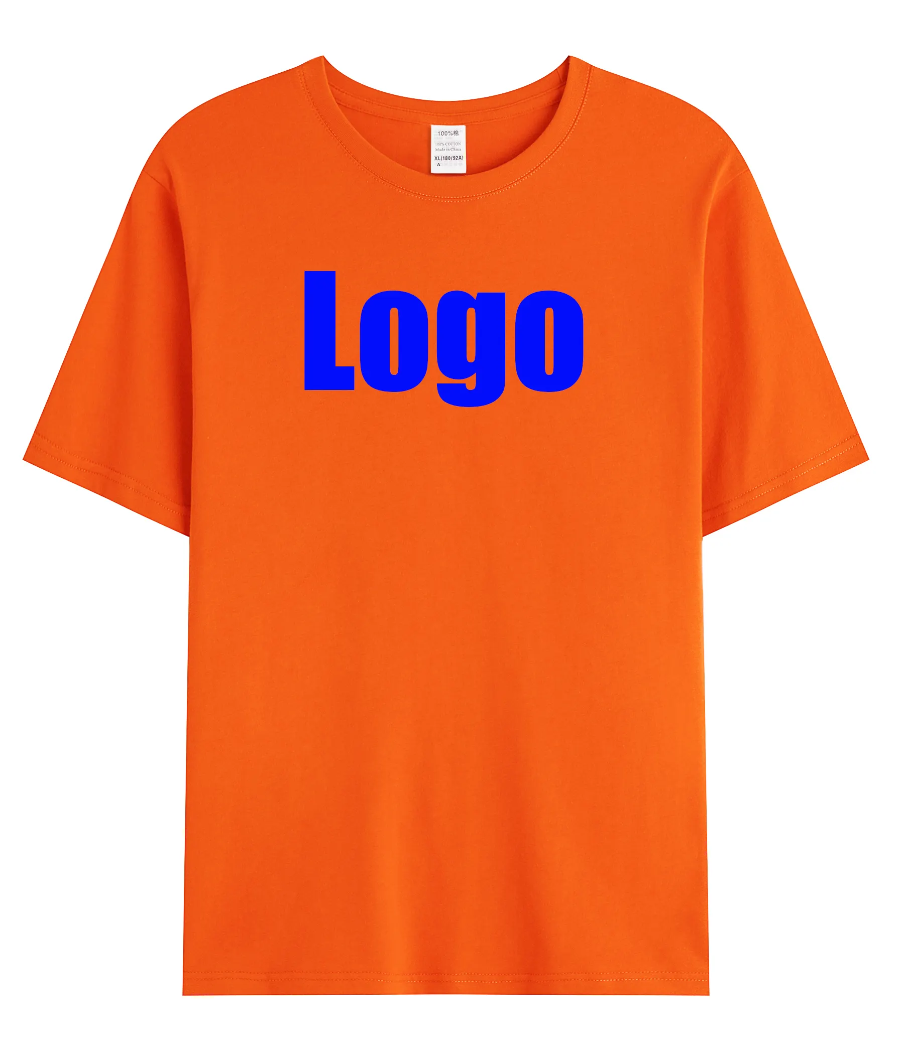Biologisch Katoenen T-Shirt Custom T-Shirt Bedrukt Leeg T-Shirt Mannen 100% Katoen Wit Hennep T-Shirt Eco-Vriendelijk Tshirt Groothandel