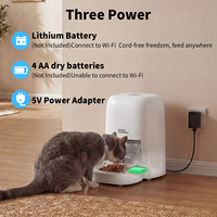 Distributeur de nourriture intelligent RFID pour animaux de compagnie avec collier connecté – Repas personnalisé activé par la puce, capacité 4,6 L pour le suivi de régime des chats et chiens