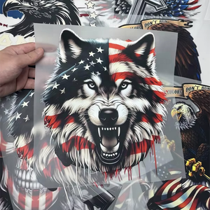 جديد عرض خاص طباعة نقل df مكبس ساخن مخصص ، tplastisol جاهز للضغط على تصاميم نقل الحرارة - Product Image 2