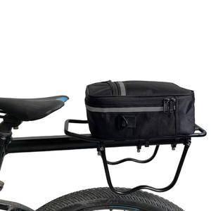 Black And Gray Waterproof Rear Bag For <b>Electric</b> Scooters Polyester Material With Inner Liner Seat Rack Storage Solution - Product Image 2