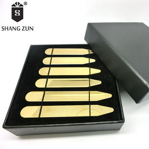 Best verkauf kleidung zubehör metall kragen unterstützung 5 farben können beliebig gewählt werden 6 pcs boxed mode kragen bleibt - Product Image 3