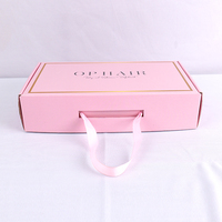 Caja de embalaje personalizada Cajas de envío para pequeñas empresas Cajas móviles con asas