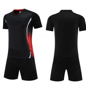 Футбольная форма на заказ: быстросохнущая футболка с коротким рукавом, тренировочный костюм, командная форма, футболка для футбола - Product Image 1