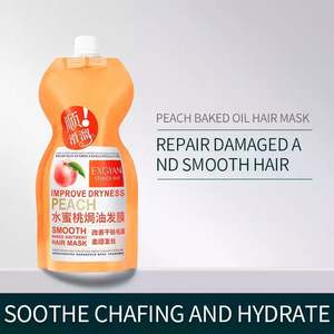 <span class=keywords><strong>Mascarilla</strong></span> Capilar <span class=keywords><strong>de</strong></span> Belleza <span class=keywords><strong>de</strong></span> Seda EXGYAN, Marca Privada, con <span class=keywords><strong>Leche</strong></span> <span class=keywords><strong>de</strong></span> <span class=keywords><strong>Cabra</strong></span>, Miel y Melocotón, Orgánica, Suavizante, Nutritiva y Reparadora - Product Image 2