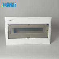 Boîtier de distribution en plastique encastrable 20 voies, style simple, pour disjoncteurs, vente directe usine JINHAI
