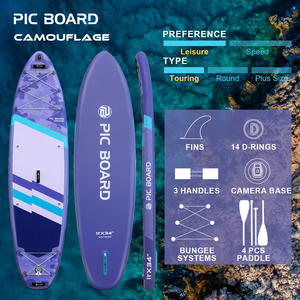 Tabla de Paddle Surf <span class=keywords><strong>Inflable</strong></span> Skatinger SUP, Tabla de Surf <span class=keywords><strong>Inflable</strong></span> con Material Drop Stitch - Product Image 4