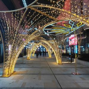 Décoration lumineuse pour tunnel extérieur, pour jardin, parc, entrée de festival, scène de spectacle - Product Image 1