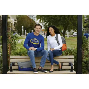 T-shirt Ponoka in tessuto organico a maniche lunghe da donna - Product Image 5