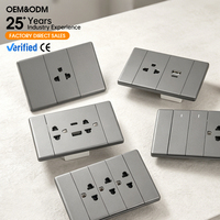 KSQ Prêt à expédier 16A 250V Vente en gros OEM Interrupteur et prise murale de type 118 norme US Thaïlande pour la Thaïlande, le Vietnam, les Philippines