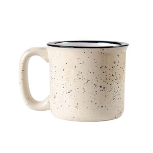 Compra a granel personalizada taza moteada para fogata Taza de cerámica esmaltada personalizada - Product Image 2