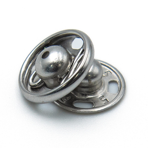<strong>Double</strong> Sided 10mm Silver Invisible Press <strong>Studs</strong> Zinc Alloy <strong>Double</strong> Snap <strong>Button</strong> for Jackets and Coats for Baby's Clothing - Product Image 4