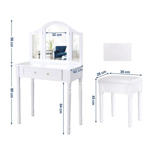 <span class=keywords><strong>Commode</strong></span> moderne avec miroir, usine directe, pour la chambre à coucher et la coiffeuse - Product Image 6