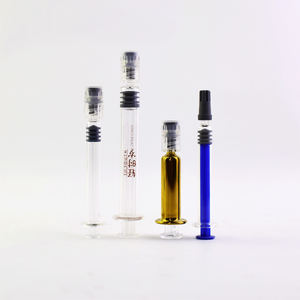 Шприц из боросиликатного стекла 1 мл, 2 мл, 3 мл, 5 мл с защитой от протекания, коннектором Луер, термостойкий, для точного измерения густых жидкостей, клея, чернил - Product Image 5