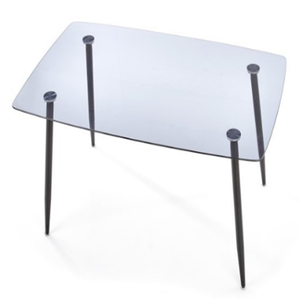 ชุดโต๊ะอาหารทรงสี่เหลี่ยมผืนผ้าโต๊ะกระจกสำหรับรับประทานอาหารชุดโต๊ะกระจก6ตัว - Product Image 4