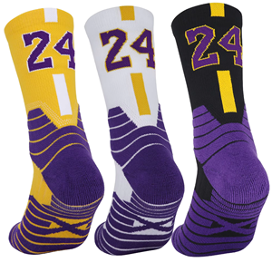 High Quality All-star Jacquard <strong>Basketball</strong> Mid-tube Breathable Knitted Sports Socks for Adults, Men and Children - Product Image 1