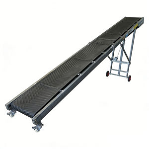 Convoyeur à bande mobile pliable Dahan B500, bande en PVC, vitesse réglable, 220V/380V, couleur acier, facile à nettoyer, pour usines et fermes - Product Image 5