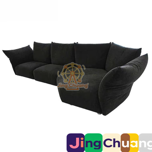 ผ้าสไตล์มินิมอลอิตาเลียน หรูหราเบาๆ ระดับไฮเอนด์ ดีไซน์กลีบดอกไม้ สำหรับตกแต่งห้องนั่งเล่นขนาดเล็กในอพาร์ทเมนต์ - Product Image 4