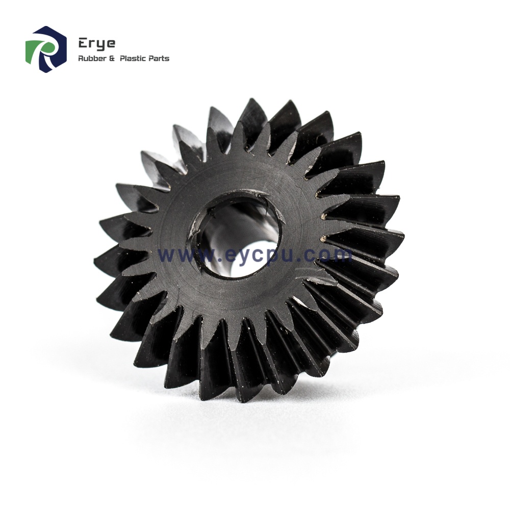 Factory OEM CNC Machining Parts POM Nylon Spiral Bevel Gear Pinion Gear