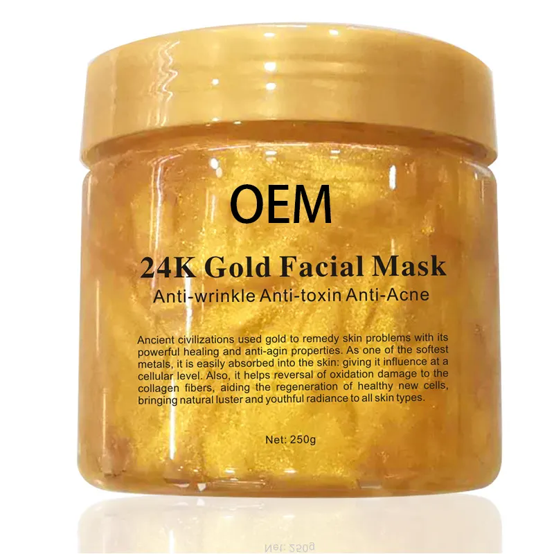 OEM/ODM 24k Gold Face Cream Firming Skin Lightening Fine Lines Repair Cream High Moisturizing