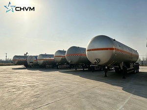 Semi-remorque de transport de GPL d'<span class=keywords><strong>occasion</strong></span> CHVM, 3 <span class=keywords><strong>essieux</strong></span>, capacité de 45 m³, citerne à gaz liquéfié GPL - Product Image 2