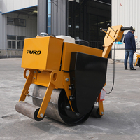 Mini-compacteur routier à tambour unique, autoporté