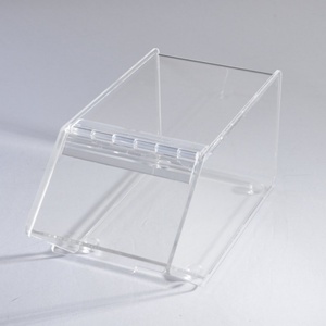 Wholesale Food Safe Lucite Acrylic Carved Modern Luxury Durable Candy Box Storage Container Customized Shape 1-3L Custom Logo - Product Image 5
