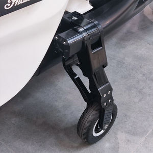 Cadre de Support de Stationnement Auxiliaire Chromé pour Moto <span class=keywords><strong>Gl1800</strong></span> 2005 avec Roues Flexibles pour Démarrage en Conduite - Product Image 6