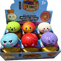 Jouets Squishy en forme de boulette et de pain vapeur, super doux, anti-stress et sensoriels