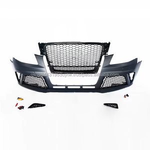 Nueva Parrilla Delantera RS4 en Negro Brillante con Diseño de Panal de Abeja para Audi A4 B8 08-12, Kit de Carrocería |   Actualización S4 Estilo RS4 Fácil Instalación - Product Image 5