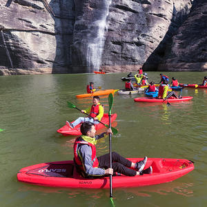 SEAFLO Single Kayak 2025 carcasa dura de plástico de alta calidad al por mayor Singe Seat Kayak pesca y canoas con portavasos almohadilla de asiento - Product Image 2