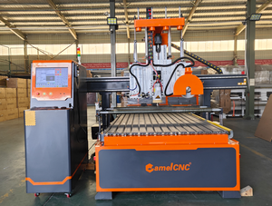 Đồ nội thất cửa gỗ làm khắc & khoan với trục chính ngang và lưỡi cưa 1560 Bộ định tuyến <span class=keywords><strong>CNC</strong></span> <span class=keywords><strong>ATC</strong></span> - Product Image 4