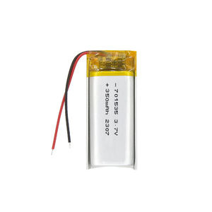 PCB ile Lipo şarj edilebilir pil 3.7V 350mAh 701435 701535 polymer piller - Product Image 2