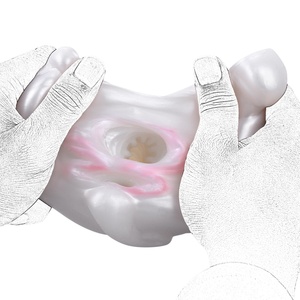 GEEBA Little White Pig Pussy Ass Pocket Pussy, Masturbador Masculino de Doble Orificio, Juguete Sexual Vibrador para Hombres, Venta al por Mayor - Product Image 3