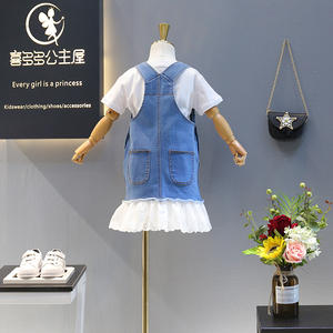 Nuevos Vestidos de Mezclilla Premium para Niñas, Diseños Modernos, Lindos y Sencillos, Imágenes de Proveedores Chinos - Product Image 4