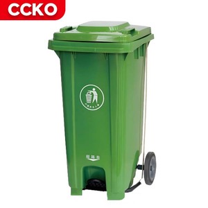 Contenedor de Basura con Ruedas de 120L/240L, Color Rojo y <span class=keywords><strong>Azul</strong></span>, para <span class=keywords><strong>Reciclaje</strong></span>, Basura y Desechos de Alimentos, de Plástico, para Exteriores - Product Image 2