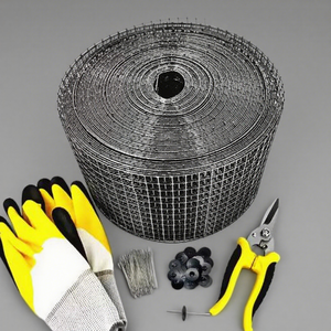 太阳能电池板用高品质30m聚氯乙烯涂层镀锌丝网，块状松鼠 - Product Image 5