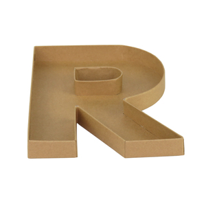 21cm Durable Dark Kraft Sweet Candy Jelly Food Rigid Fillable Alphabet Cardboard Letter Shaped <b>Box</b> - Product Image 1